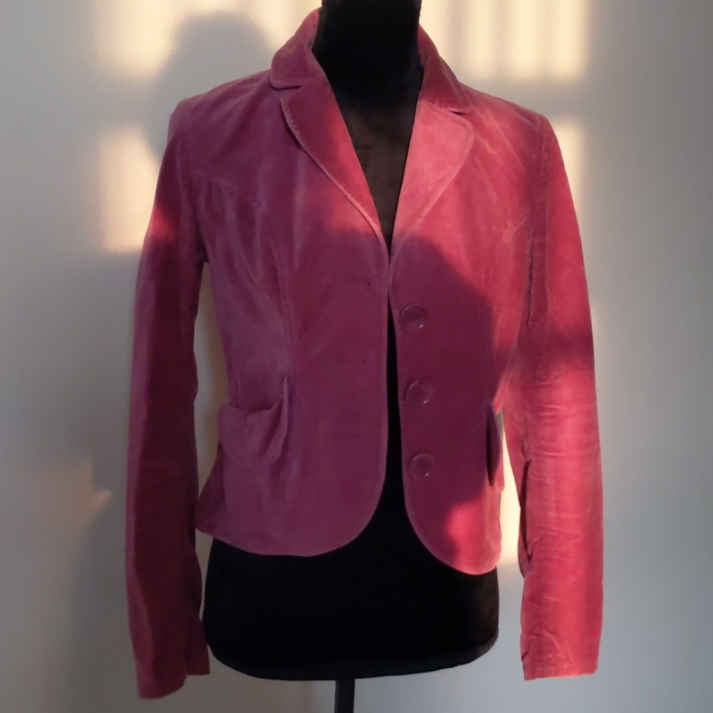 Studio M Lovely Velvet  Fuchsia  Jacket 🧥 (bx#2)